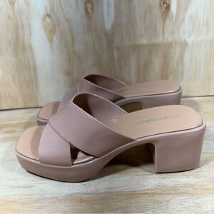 Jeffrey Campbell Jelly Platform Mule Sandals Women’s Size 7